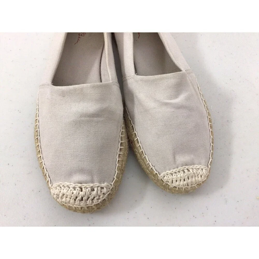 LL Bean Canvas Espadrille Shoes Womens 10